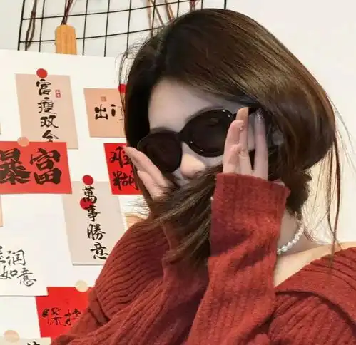 春节限定女头合集申请成为你的新年头像红色系