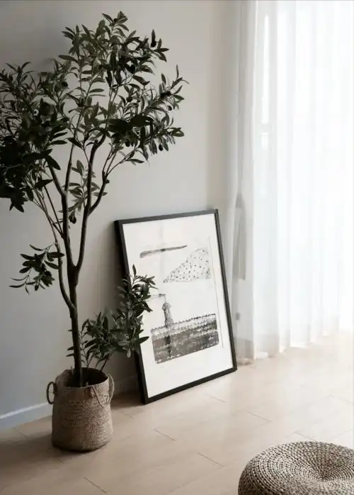 92㎡自然简约日式三居,用原木和白色搭配温馨舒适之家