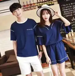 2018同色系情侣装搭配虐狗也虐出高级感