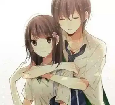 清冷感情侣头像动漫