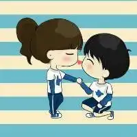 简约情侣头像手绘头像女生头像微信头像图片大全