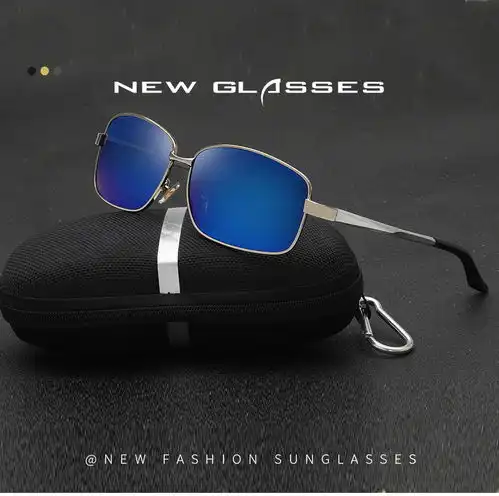 小童马铝镁脚偏光太阳眼镜男士户外驾驶司机蛤蟆反光墨镜太阳镜