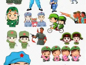 卡通红军军人士兵人物png透明背景免扣图片素材模板下载5.71mb办公商务大全生活工作