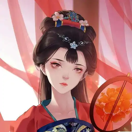 美女头像微信卡通图片古
