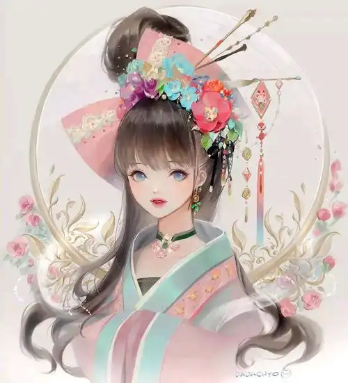 仙系女生头像动漫插画师