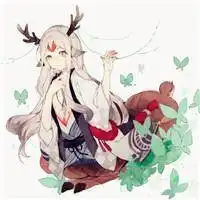 阴阳师小鹿男头像手绘小鹿男高清图片