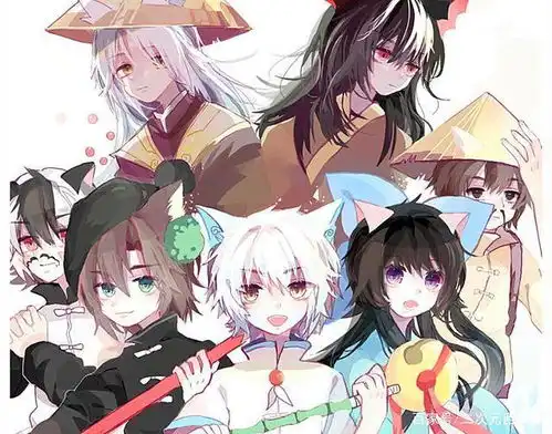 若京剧猫全部拟人化,可爱与帅气并存,白糖这种损友你会喜欢吗