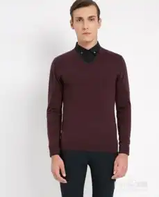 男士红色毛衣怎么搭配