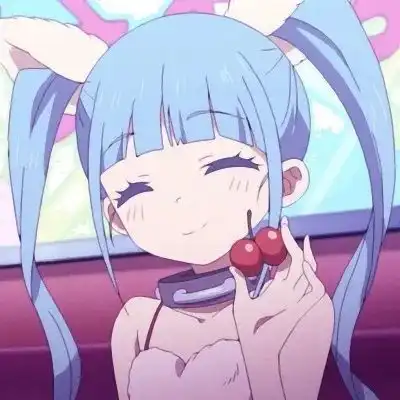 头像动漫女生头像番蓝色系ins