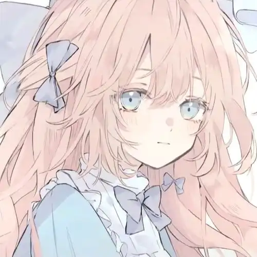 动漫头像女粉色系图片动