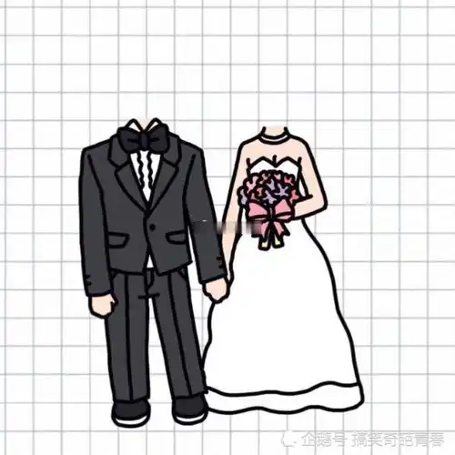 情侣头像婚纱系列一男一