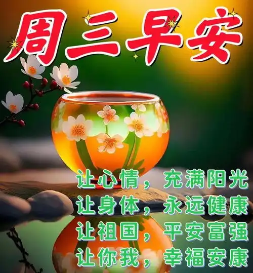 2024年4月24日周三最新早安祝福语图片,愿时光不老,岁月静好