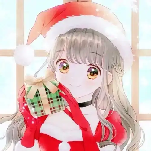 精选动漫圣诞女头可做闺蜜头像