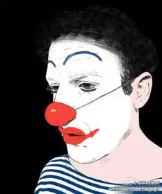 谁有和这样类似的图片,要可以成为情侣头像的,或者再发点,要小丑和小丑女的情侣的头像