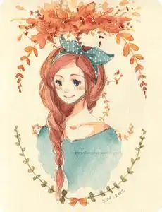 动漫头像可爱萌系女美少