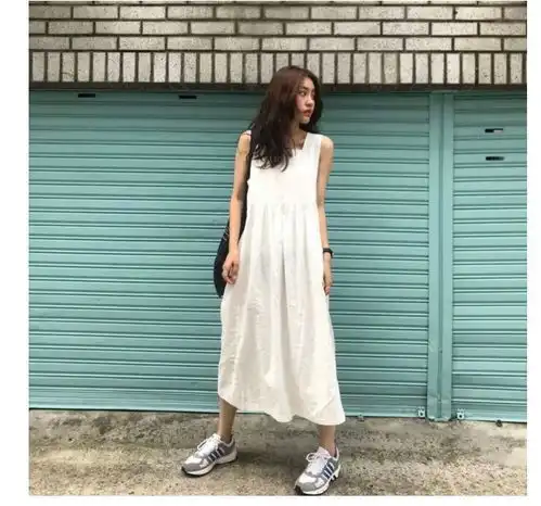 少女心穿搭不穿高跟鞋也能驾驭裙子