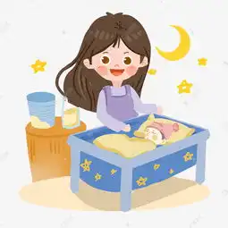 卡通妈妈照顾宝宝png素材图片免费下载千库网