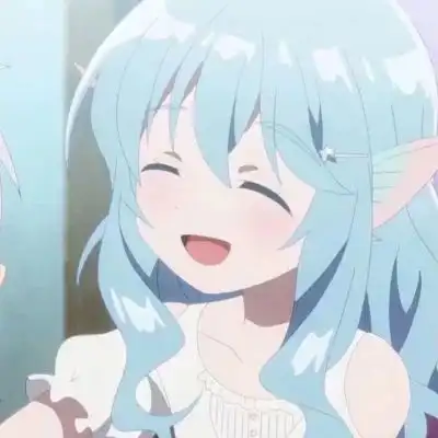 蓝色系动漫女孩的图片头像