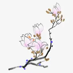 粉色的樱花手绘插画图片素材其他格式下载动漫人物大全