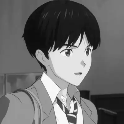 白色男头像动漫系头像可