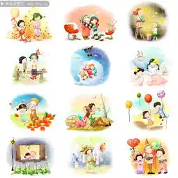 卡通儿童插画集合
