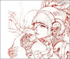 鼠绘悲伤离别动漫插画的ps教程