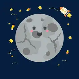 可爱水星飞船银河系矢量图片素材其他格式下载动漫人物大全