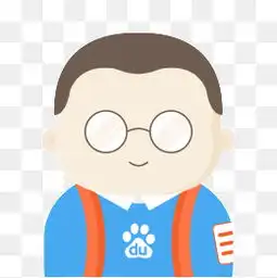 眼镜男卡通头像简笔画帅