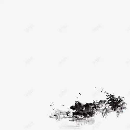 中国古风水墨山水免扣透明插画后期美化ps设计342透明元素免抠png设计图片免费下载页面网页平面电商创意素材美化素材