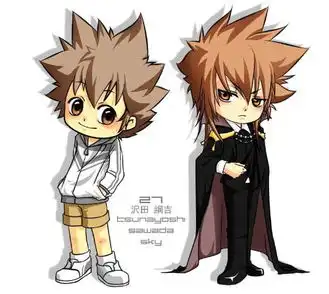 谁有阿纲的q版的图啊越可爱越好