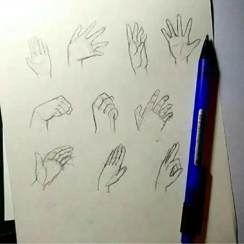 动漫人物手的画法技巧,非常实用的手部画法步骤图