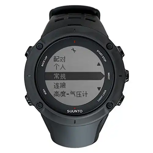 suunto颂拓ambit3peak中性拓野3系列智能手表腕表ss020677000巅峰黑色