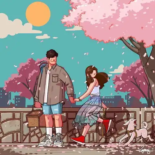 温暖治愈系插画,美美甜甜的少年日常
