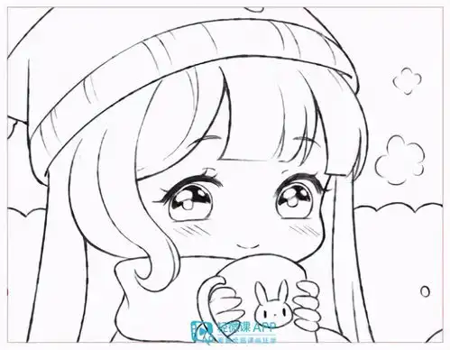 怎么画好q版漫画线稿呆萌q版漫画人物线稿教程