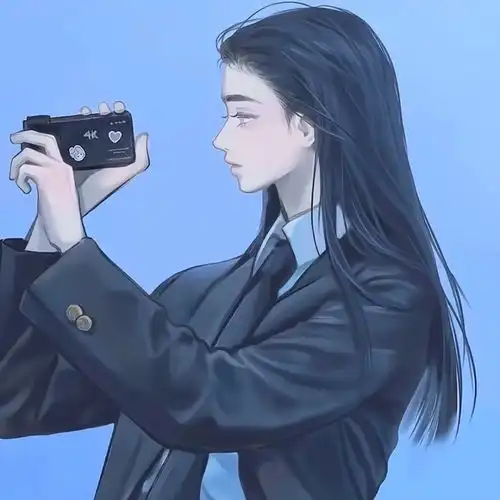 黑色系闺蜜头像二人澳国