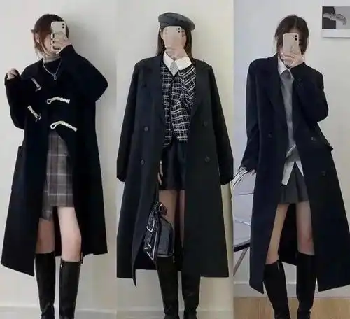 精致女人的冬日穿搭,用深色系的叠穿法则,穿出优雅知性女人味