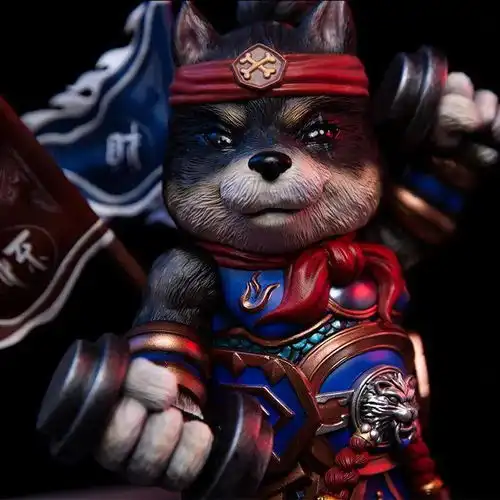 混沌燥物匠心独运再现,打造萌系猫狗门神手办