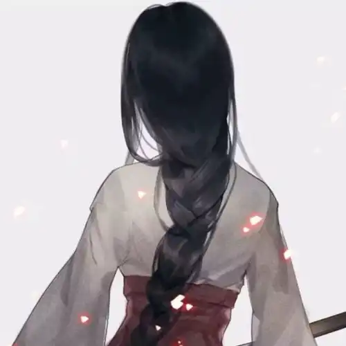 动漫女头背影杀