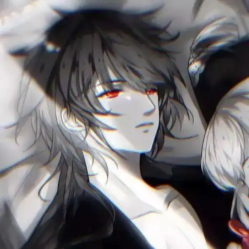 满屏丧系男女生动漫头像等你来挑吖