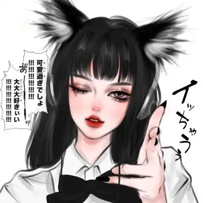 守月手绘女头人多太吵女生头像我要个性网