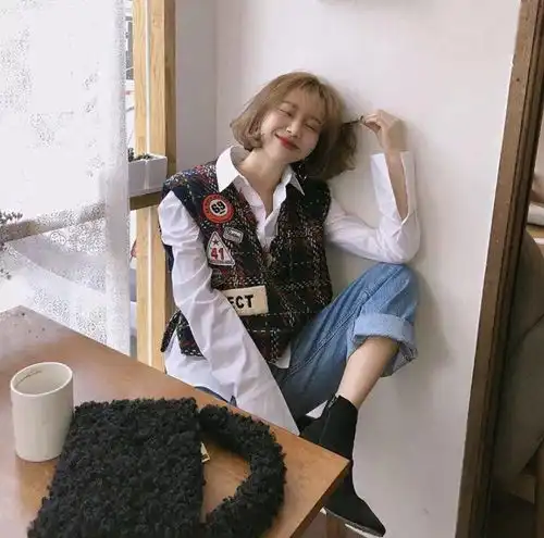 马甲t恤马甲裙子才是初秋王炸组合今秋这么穿美到犯规