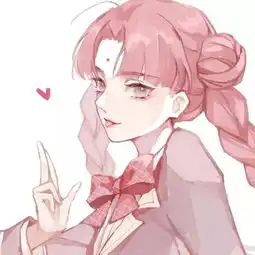 女生头像粉色系可爱女头