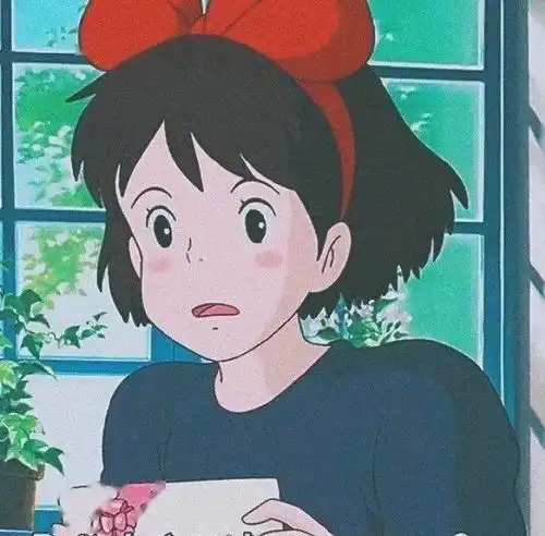 动漫女头,喜欢魔女宅急便的头像吗