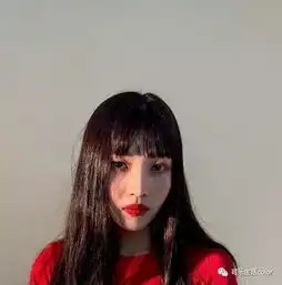 韩系女神头像空气刘海