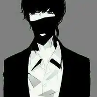 戴口罩的男生头像动漫原图和黑白