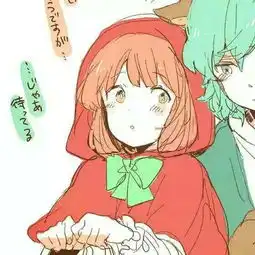 紫色看书动漫情侣头像