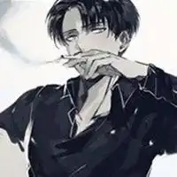 动漫韩系男生头像吸烟