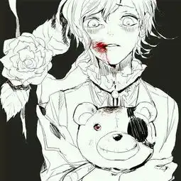 有没有嘴角流血的图片,需要唯美的,用来做头像