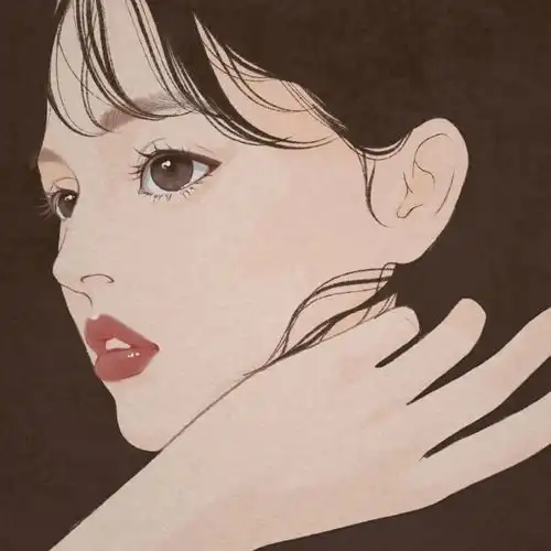 手绘头像丨哦莫是心动的感觉