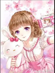 褐色头发动漫女生